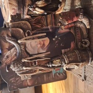 Hobby Lobby western themed ceramic picture frame